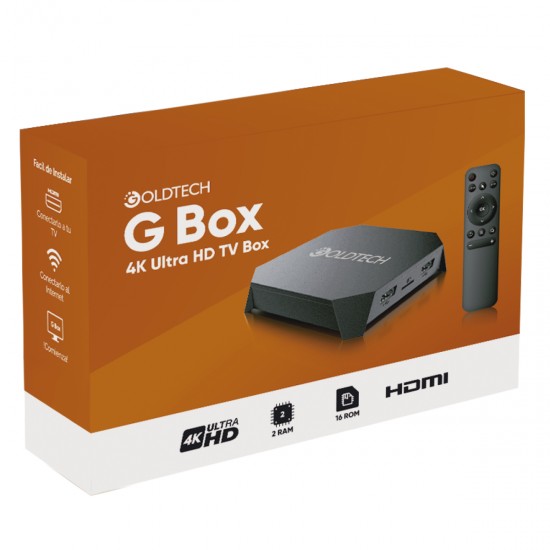 TV BOX Goldtech QUAD 16GB/2GB 4K S905