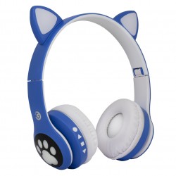 Auricular Vincha con Micrófono Bluetooth Mod. Gato