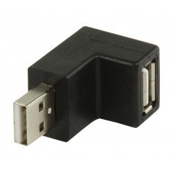 Adaptador USB M - USB H 90°
