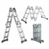 Escalera de Aluminio Andamio 4.4 Mts 16 Escalones + Chapon