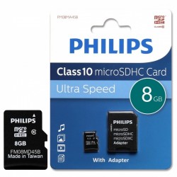 Memoria PHILIPS Micro-Sd 8 GB