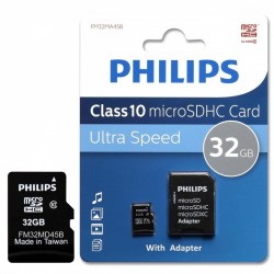Memoria PHILIPS Micro-Sd 32 GB