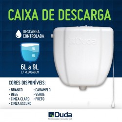 Cisterna DUDA Plástico 6 / 9 Lts 