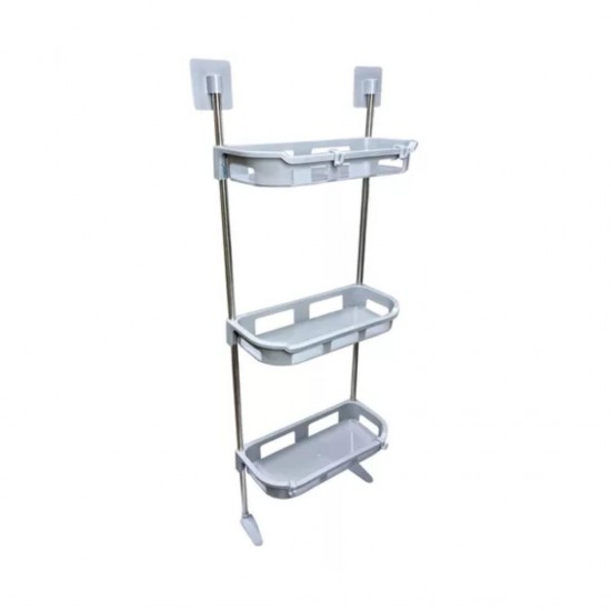 Organizador de Baño Plástico y Metal 3 Pisos