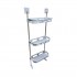Organizador de Baño Plástico y Metal 3 Pisos