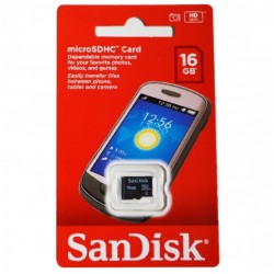 Memoria SANDISK Micro-Sd 16 GB