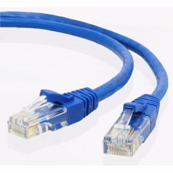 Cable de RED Cat-5 20 MT - Azul